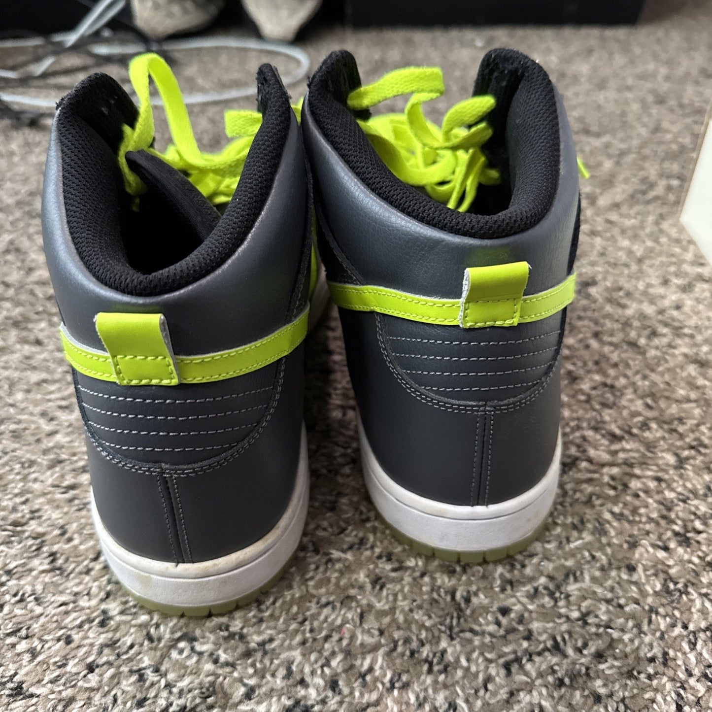 Size 10.5 - Nike Dunk 6.0 Premium High Grey Volt
