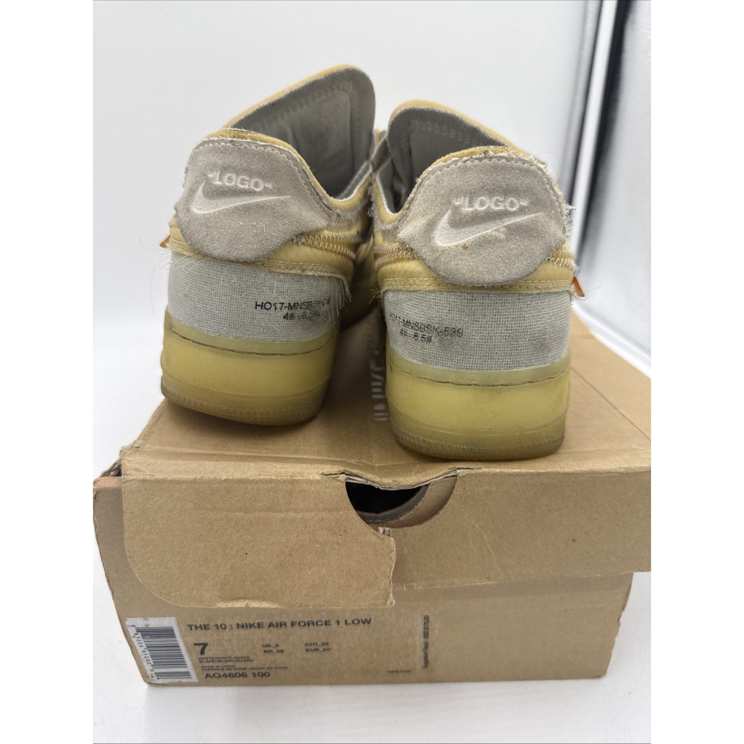 Size 7 - Nike Off-White x Air Force 1 Low The Ten