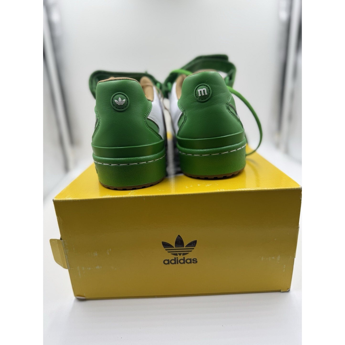 Size 11.5 - adidas M&M's x Forum '84 Low Green BS613