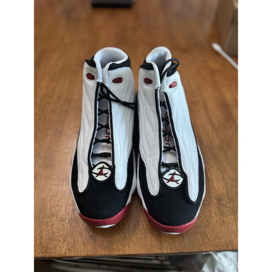 Size 9 - Jordan Pro Strong White Black Gym Red NBS193