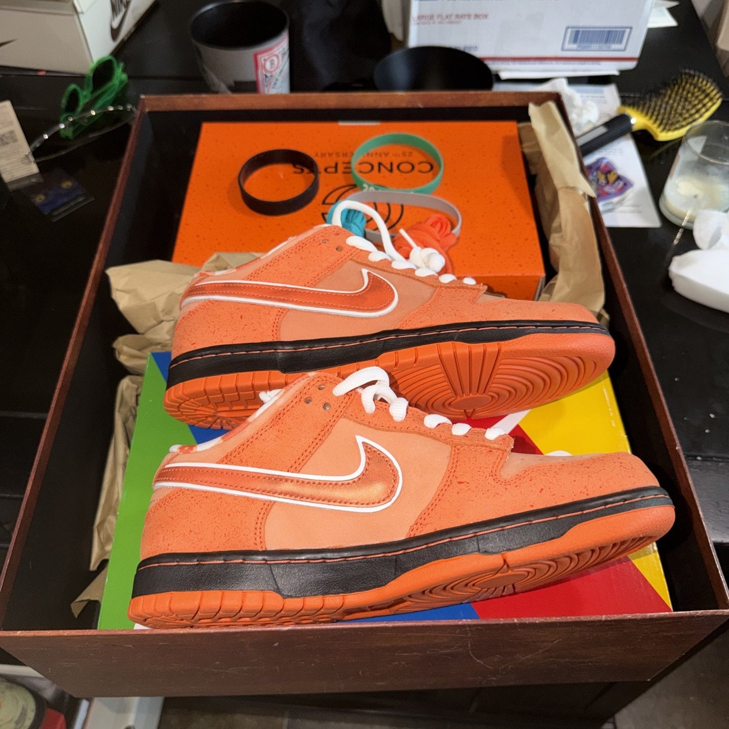 Size 8 - Concepts x Nike Dunk SB Special Box Low Orange Lobster