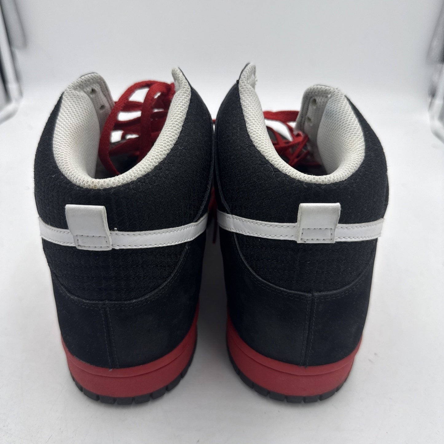 Size 11.5 - Nike Dunk High Black Sport Red