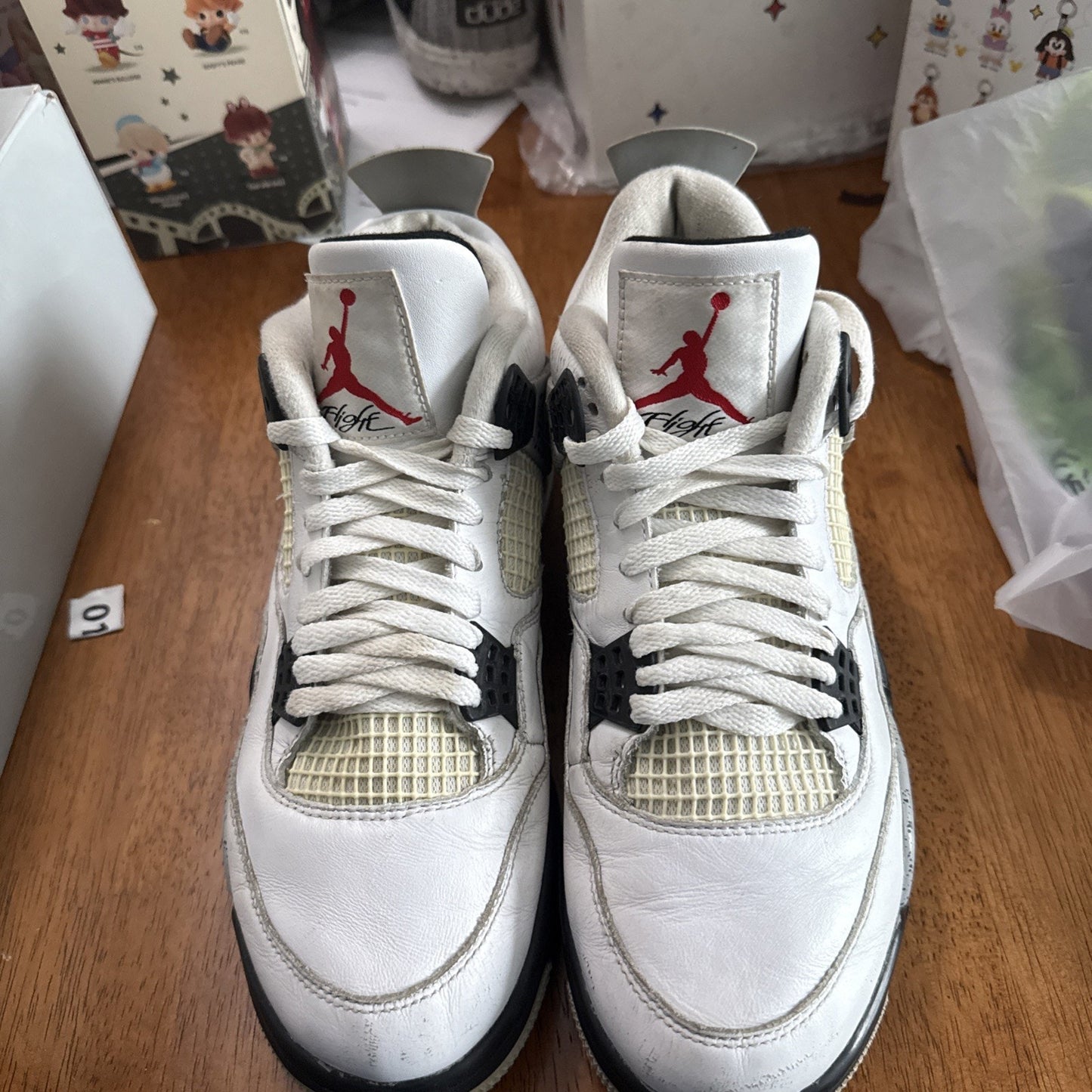 Size 9 - Jordan 4 Retro OG Mid White Cement 2016 NBS351