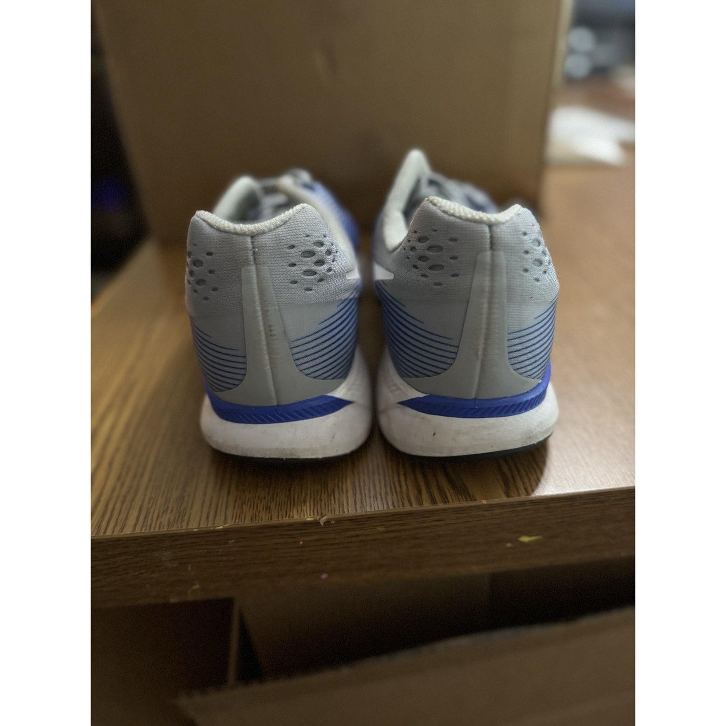 Size 13 - Nike Air Zoom Pegasus 34 Grey Racer Blue NBS092