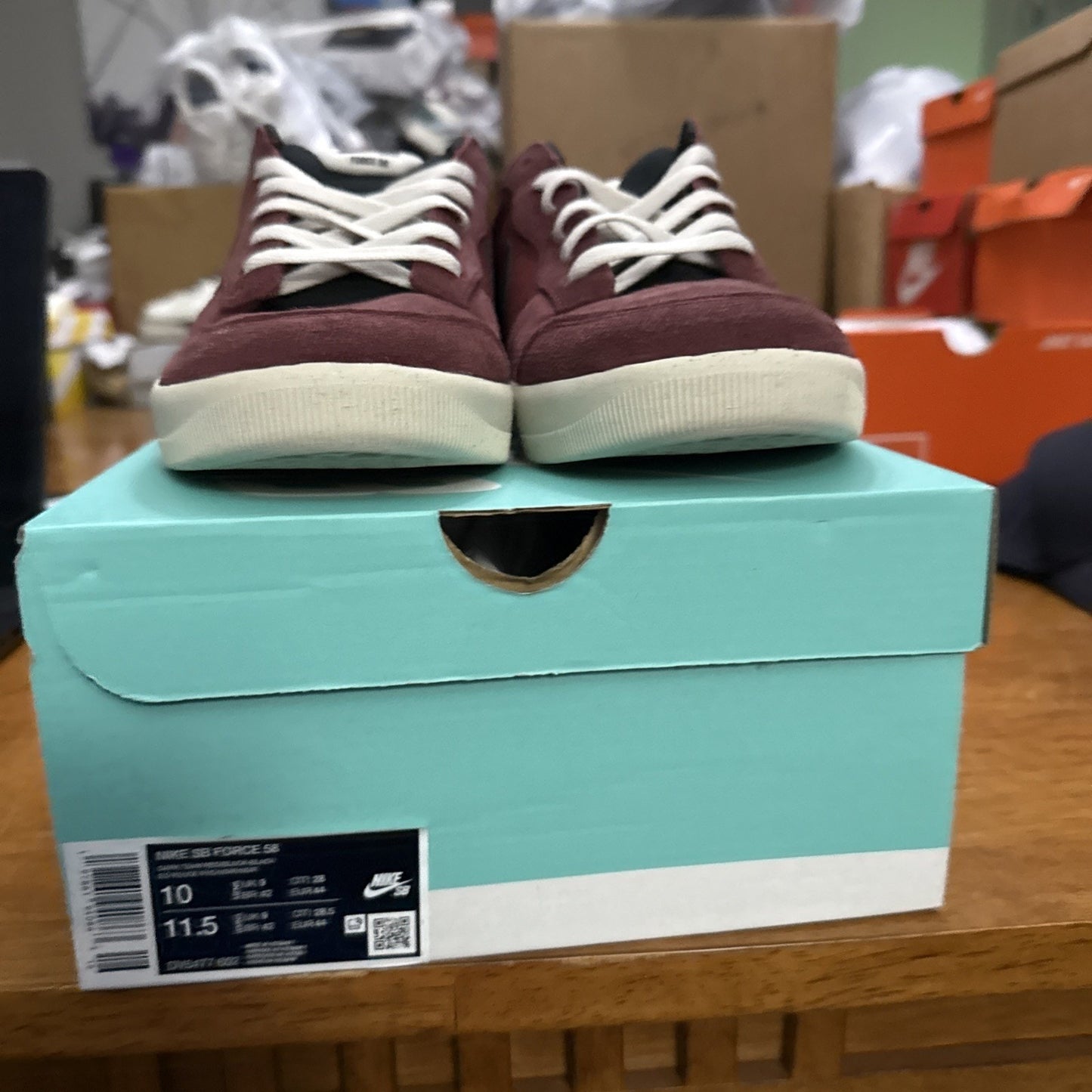 Size 10 - Nike Force 58 SB Dark Team Red BS367