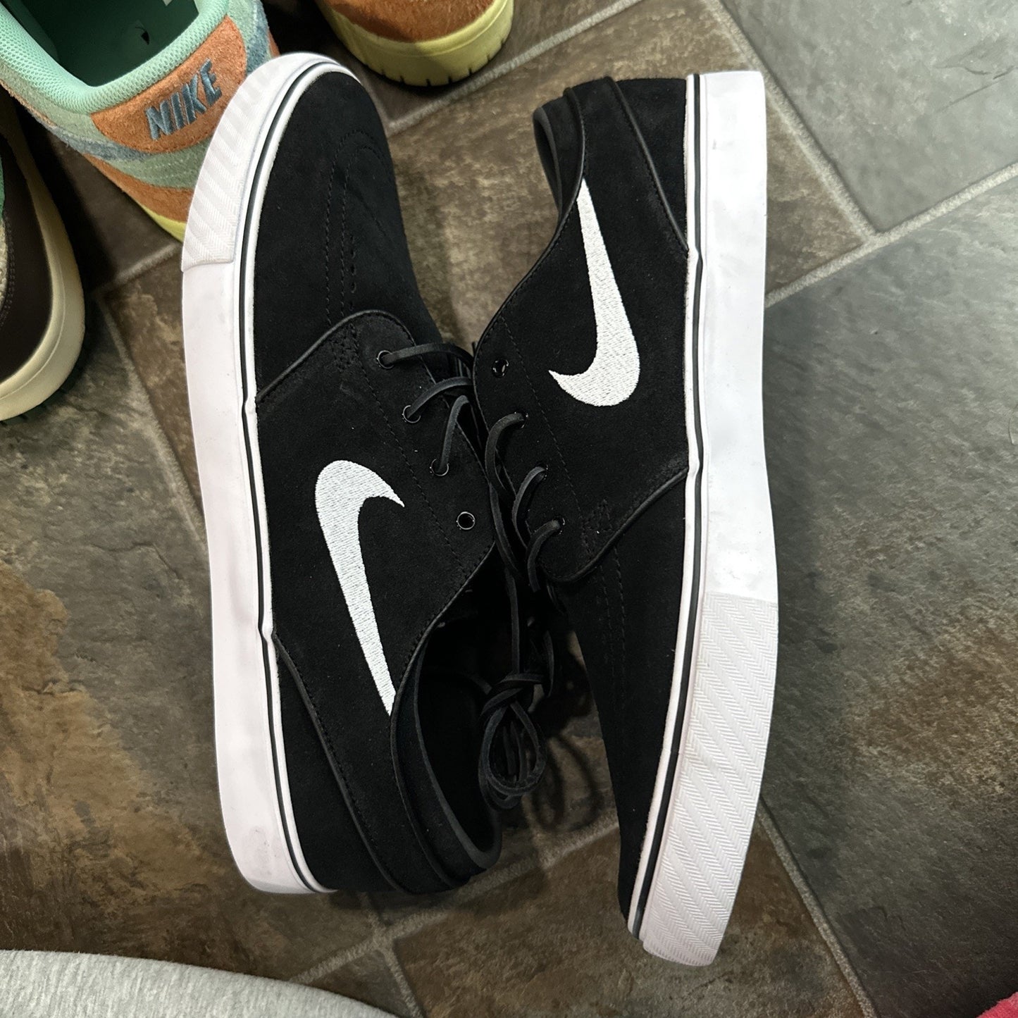Size 11.5 - Nike Zoom Stefan Janoski+ SB Black White