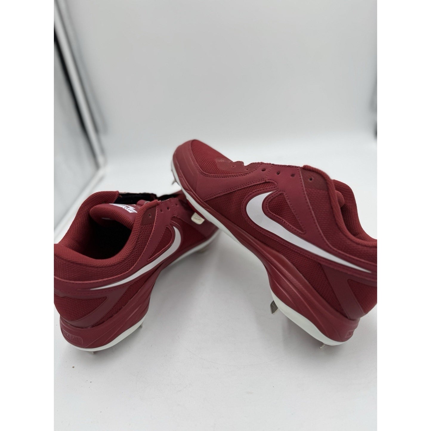 Size 10 Nike Air MVP Pro Metal Nebraska Baseball Cleat Look See Sample bs898