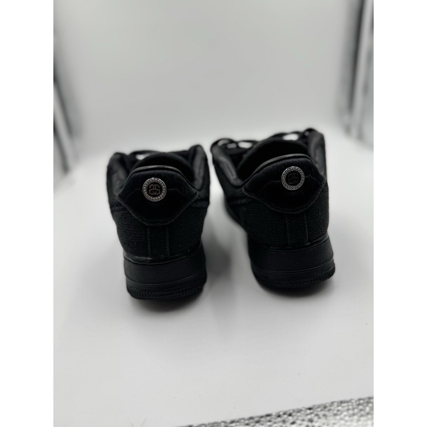 Size 7 - Nike Air Force 1 Low Stussy Black BS384