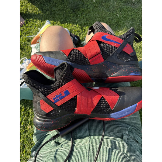 Size 15 Nike LeBron Solider Xii Red Black Promo Sample Tagged