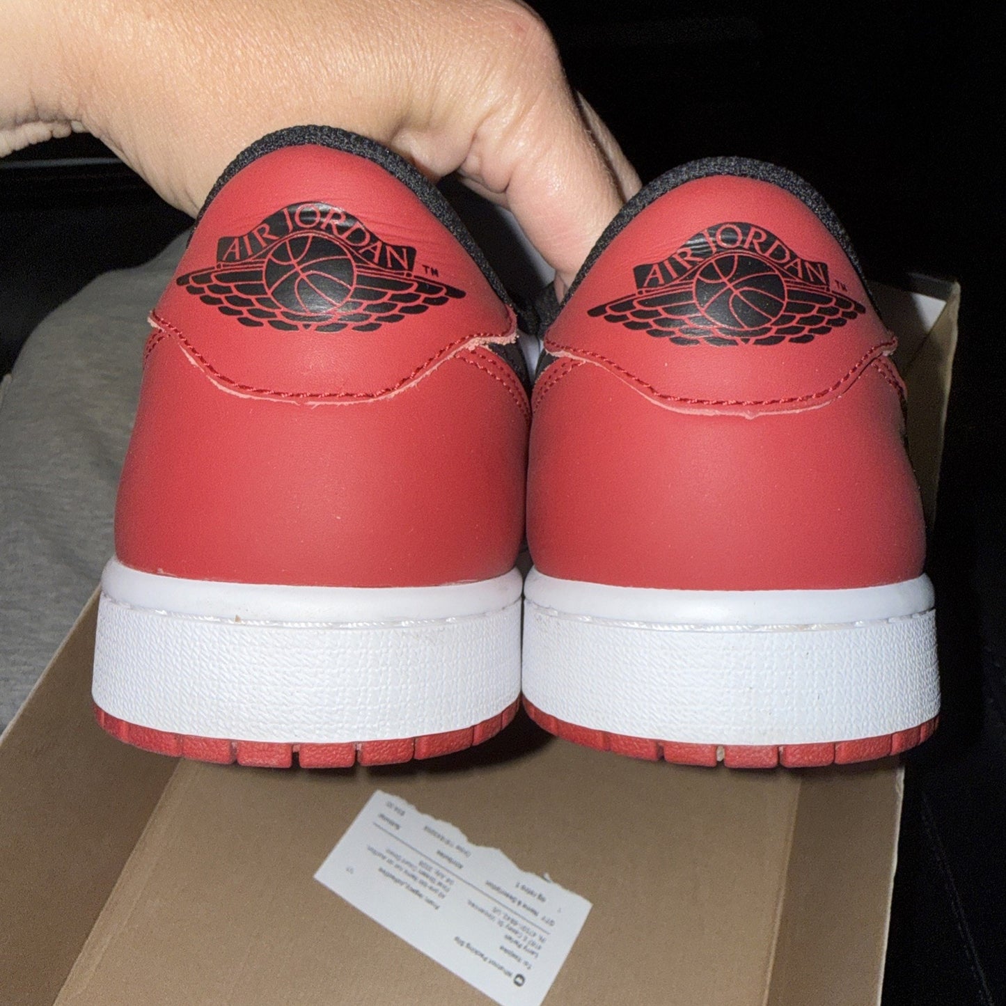 Size 10.5 - Air Jordan 1 Retro OG Low Black Toe