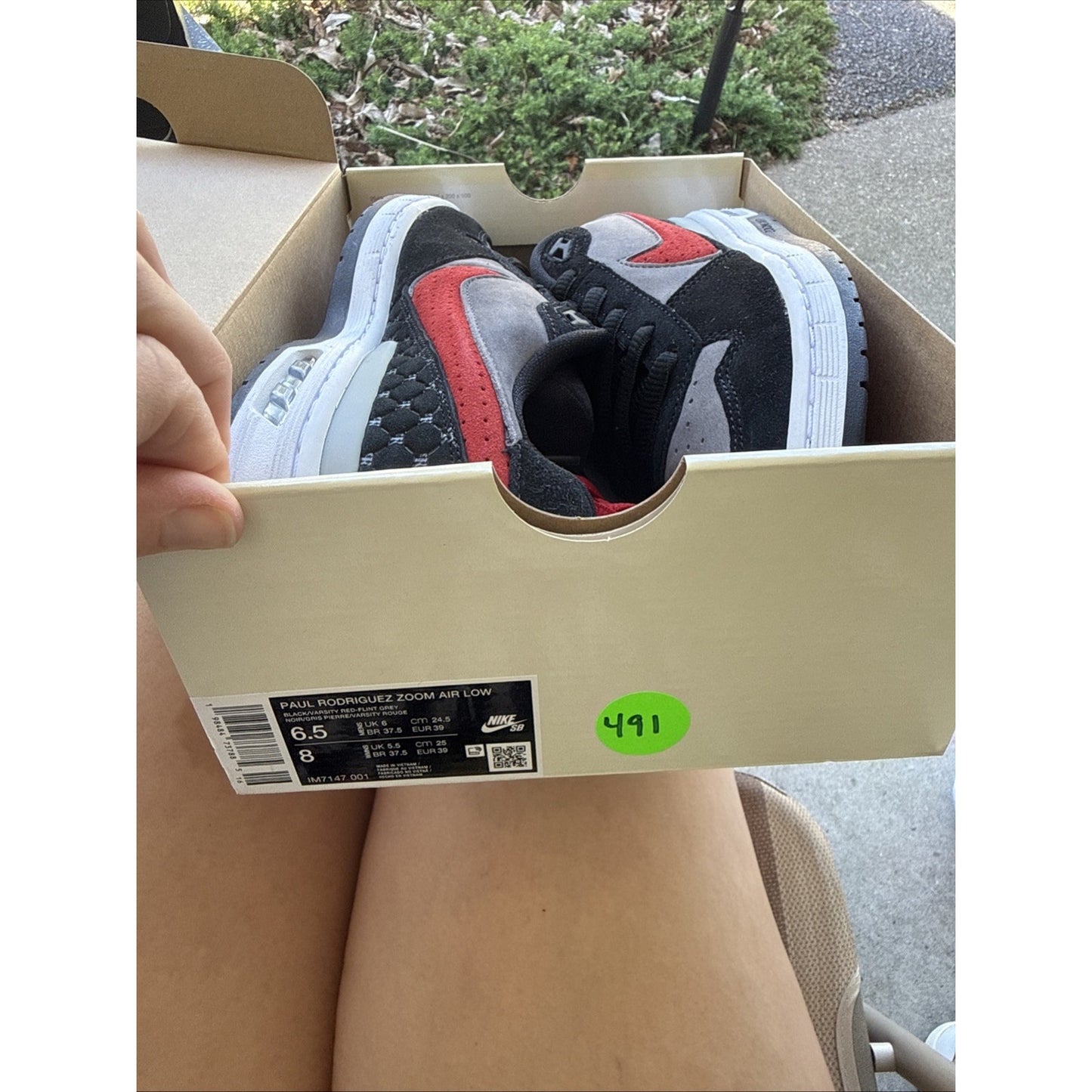 Size 6.5 - Nike Paul Rodriguez Zoom Air Low Bred