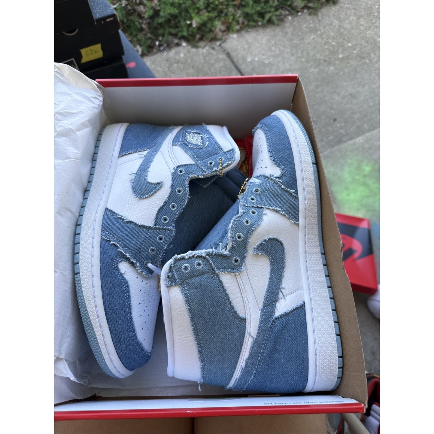 Size 12 - Jordan 1 High OG Denim 2022 W