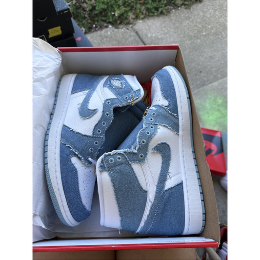 Size 12 - Jordan 1 High OG Denim 2022 W