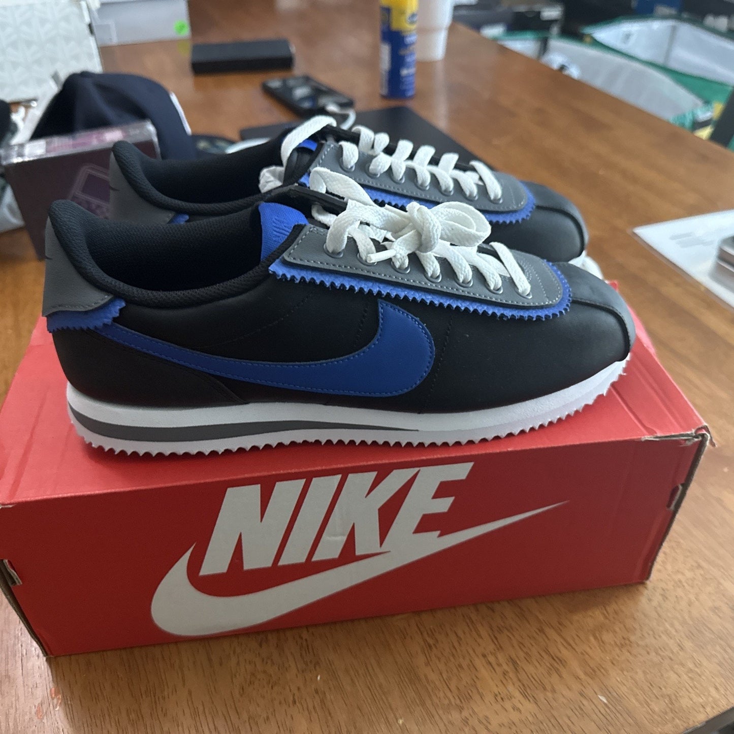 Size 9.5 - Nike Cortez Basic SE Game Royal BS427