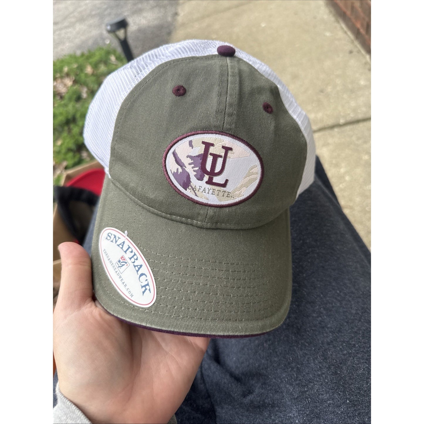 University Of Louisiana Lafayette UL Hat Cap The Game Mesh Trucker SnapBack