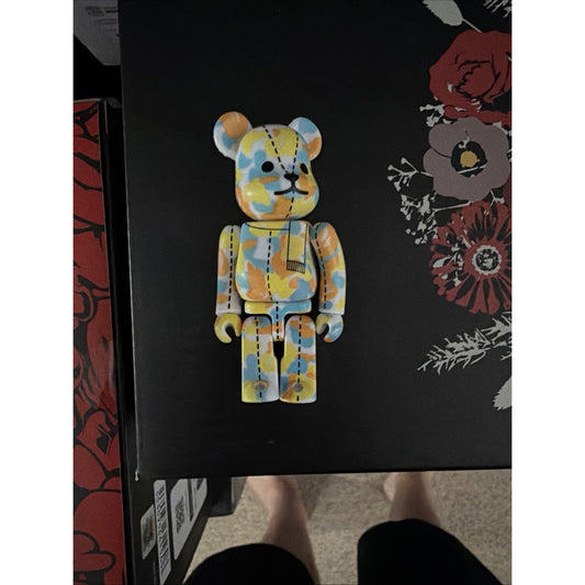 Be@rbrick Blue Camouflage Art Toy Figure Bear Designer Vinyl