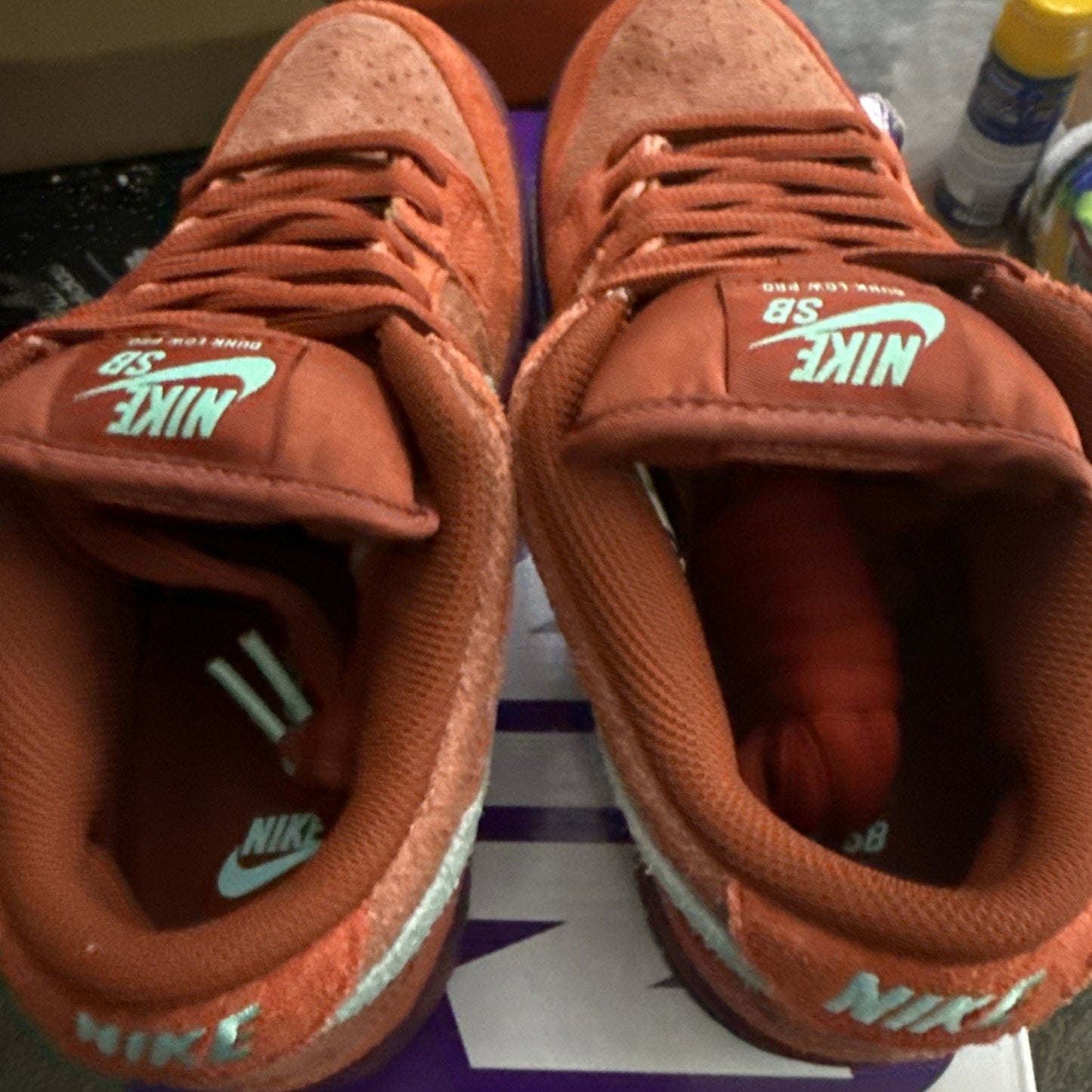 Size 5 - Nike Dunk SB Low Mystic Red