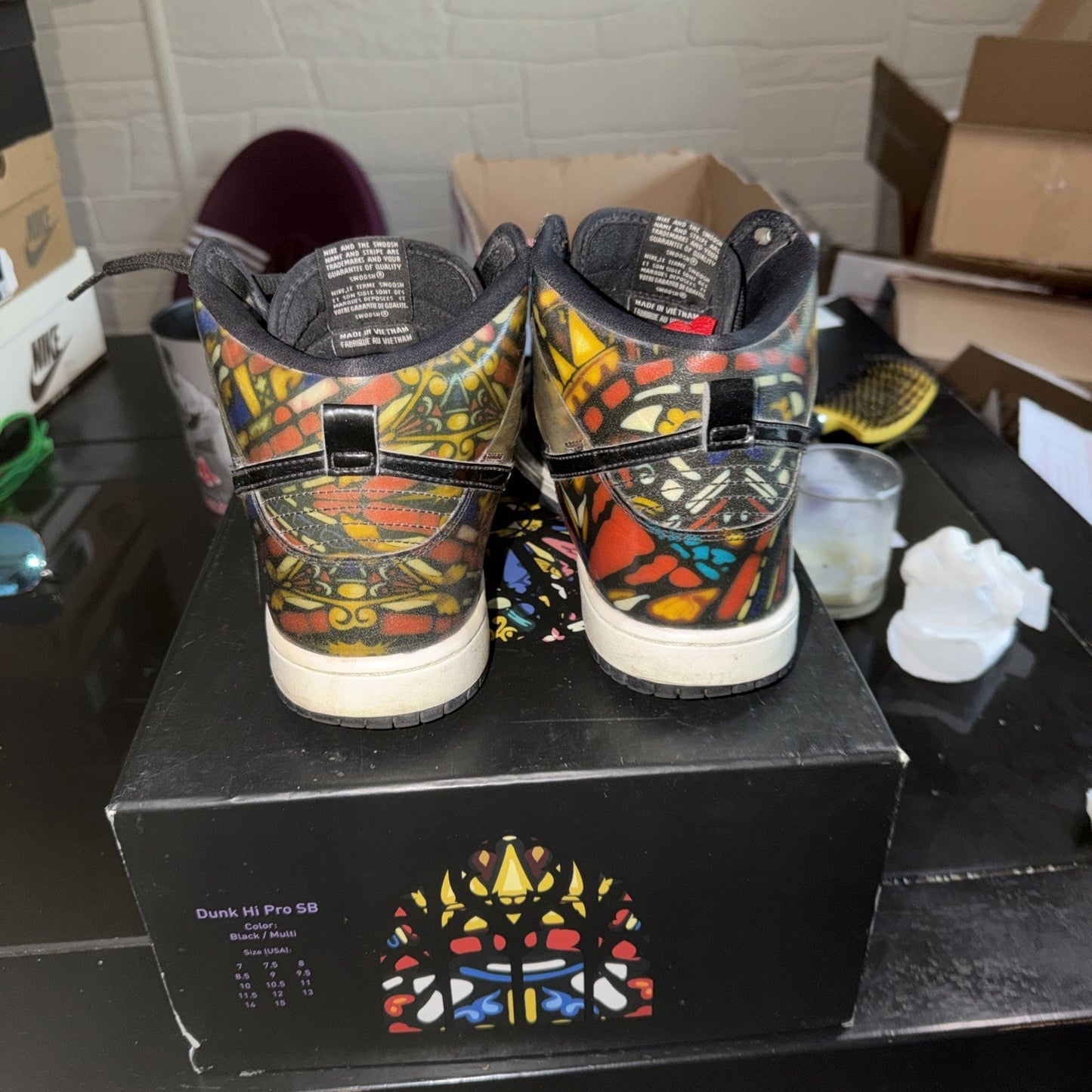 Size 9.5 - Concepts x Nike SB Dunk Special Box High Stained Glass