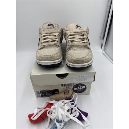 Size 8 - Nike Albino & Preto x Dunk SB Low Jiu-Jitsu