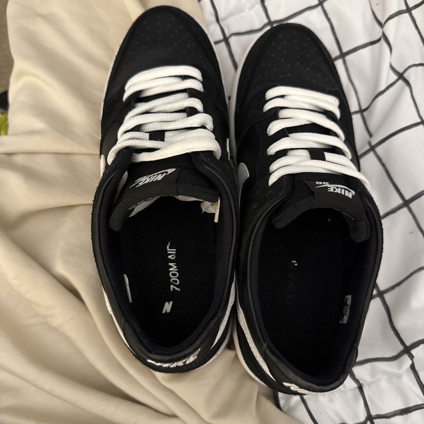 Men's Size 10 Nike Dunk Pro SB Low Black White Gum 854866-019 2016