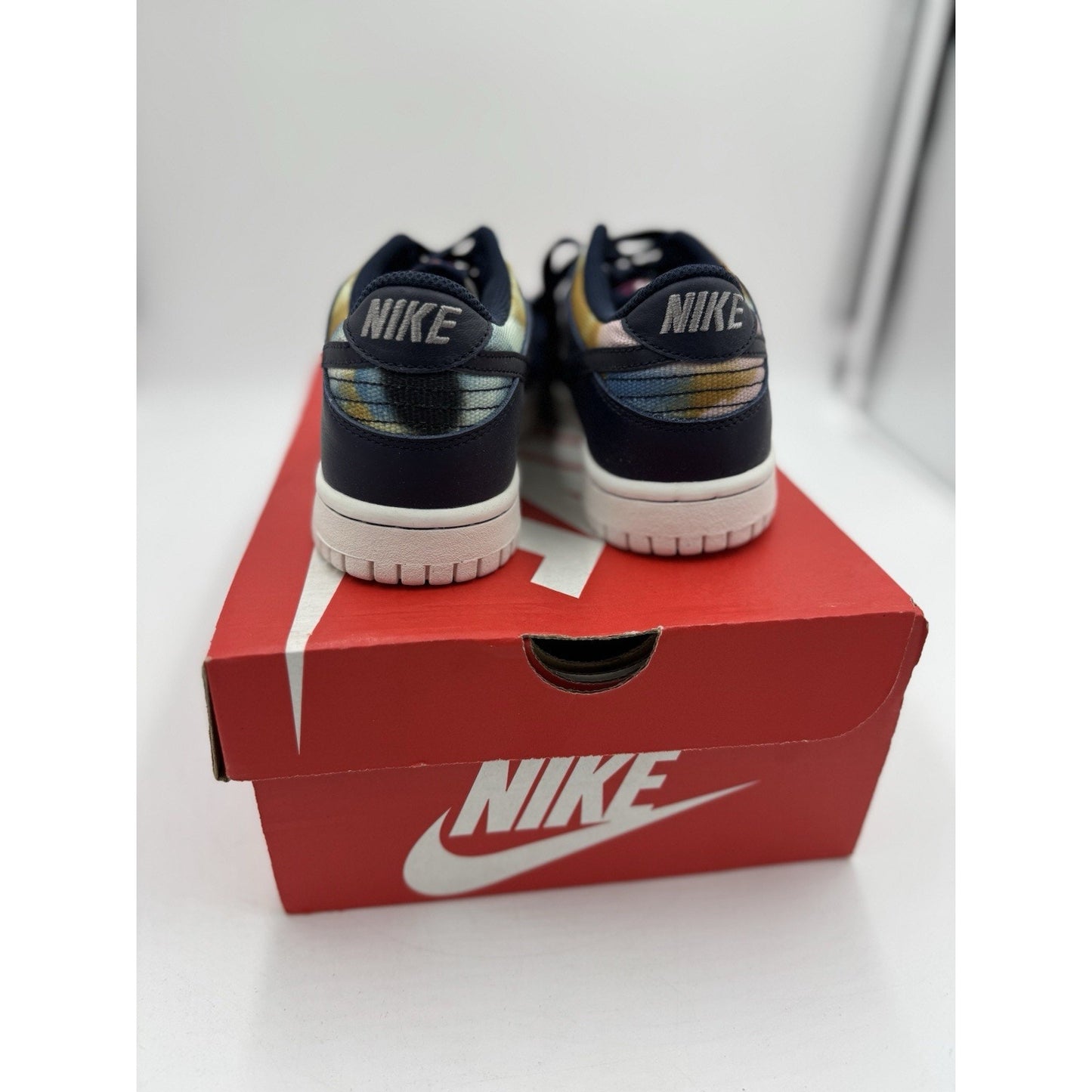 Size 5.5 (GS) - Nike Dunk Low SE Graffiti - Obsidian