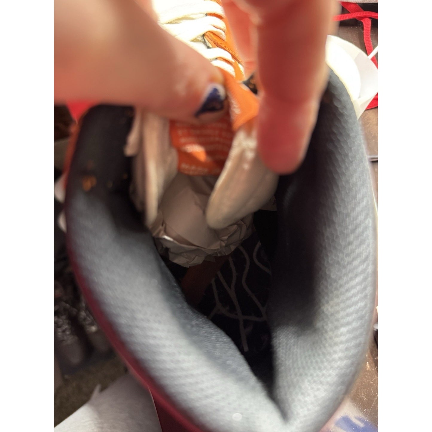 Size 14 - Jordan 1 Retro High OG shattered backboard away 2016