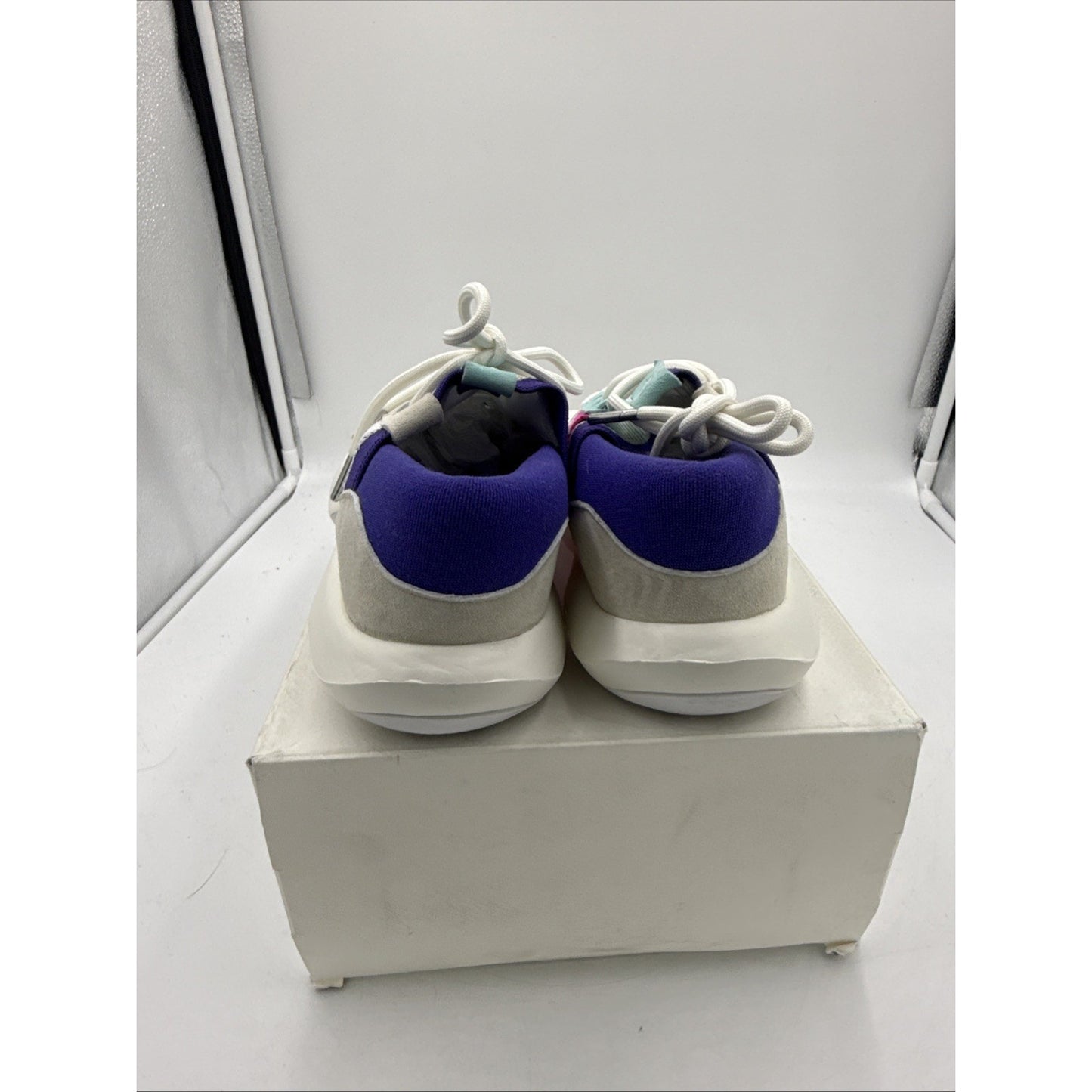 Size 8.5 - Nice Kicks x Adidas Crazy 1 ADV White Teal Purple