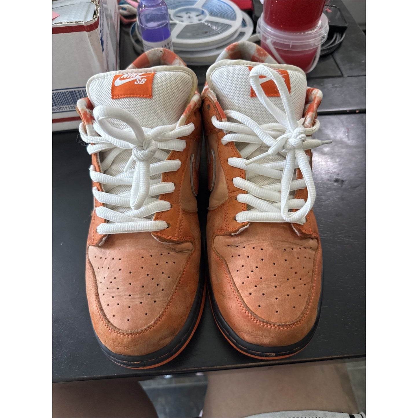 men’s nike sb dunk low concepts orange lobster FD8776-800 size 12