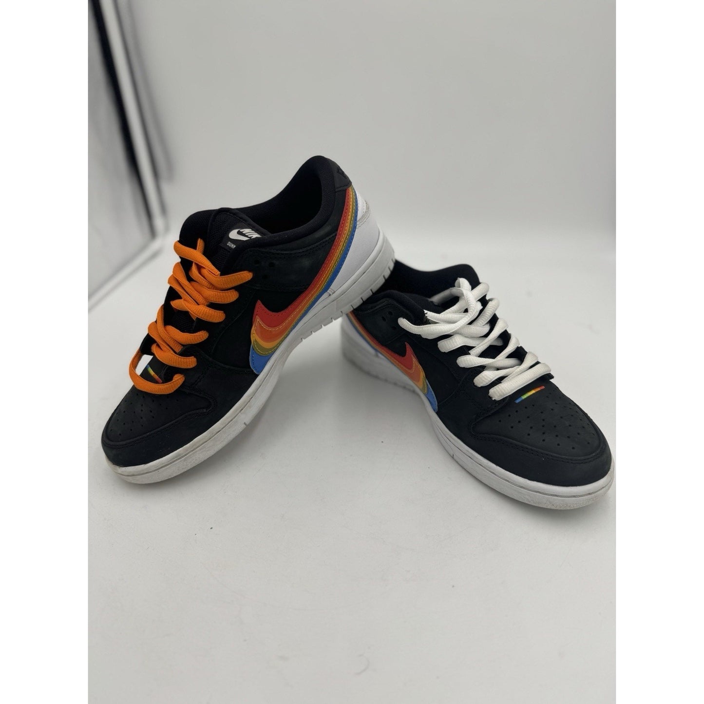 Size 7.5 - Nike Polaroid x Dunk SB Low Black