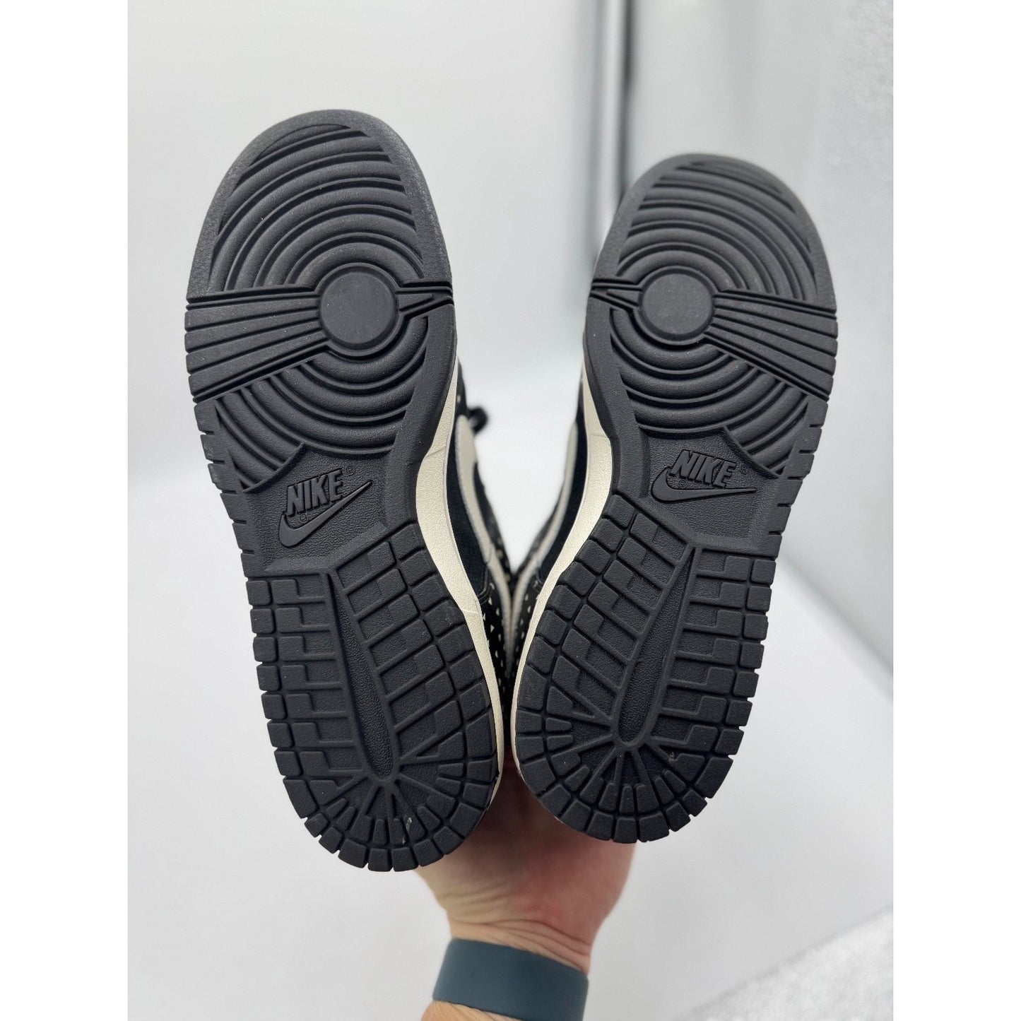 Nike Dunk Low Skinny Print Black White Purple Size 10 Womens 543241 030 Rare