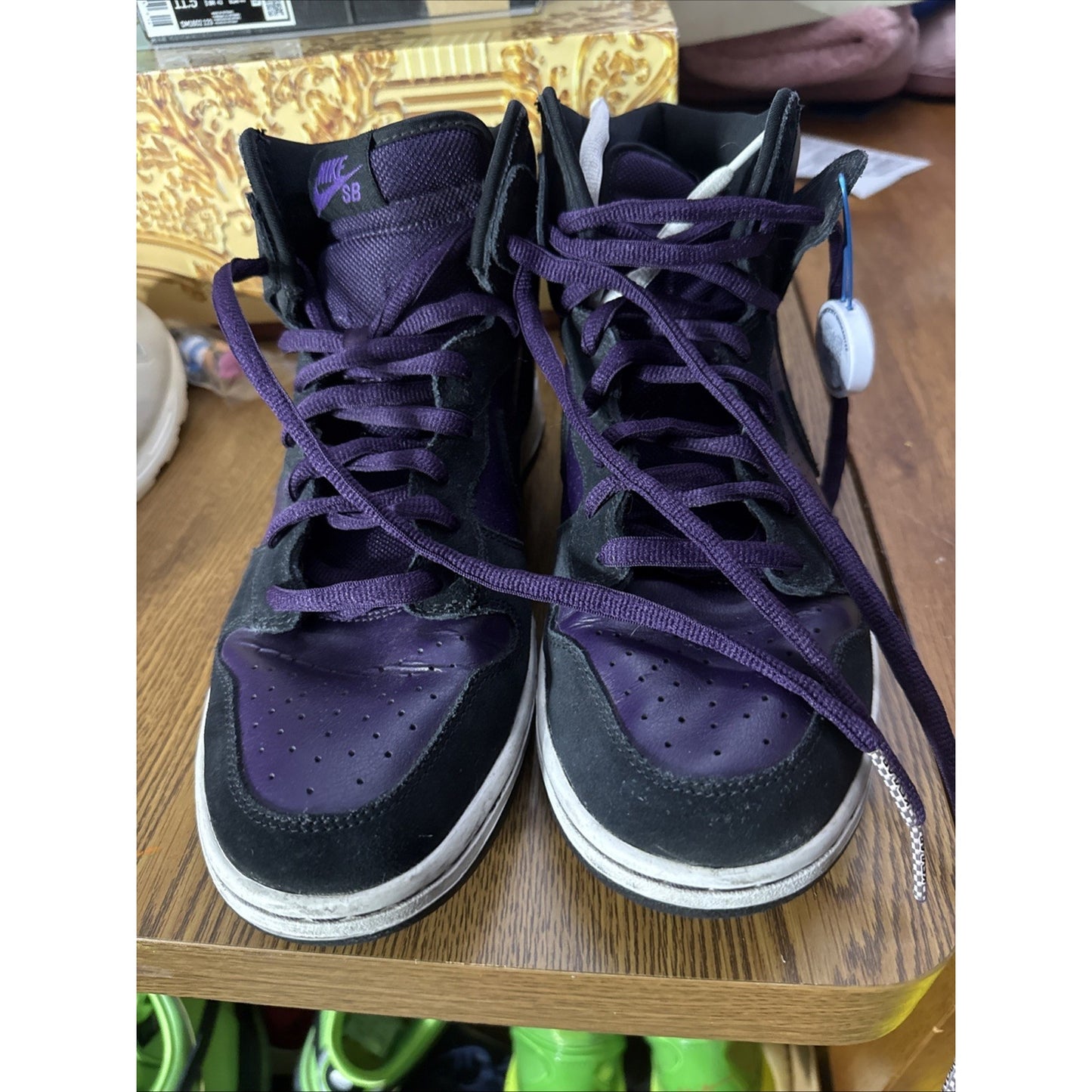 Size 11 - Nike Dunk Pro Sb High Grand Purple Black