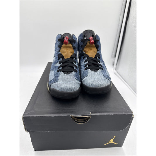 Size 5Y or 6.5 Wmns - Jordan 6 Retro High Washed Denim (GS)