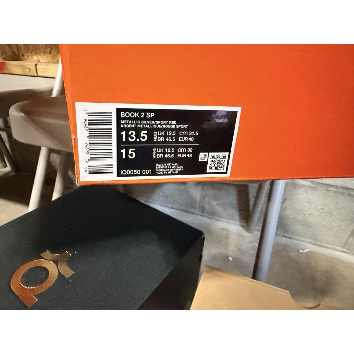 Size 13.5 - Nike Book 2 Spiridon - IQ0050-001