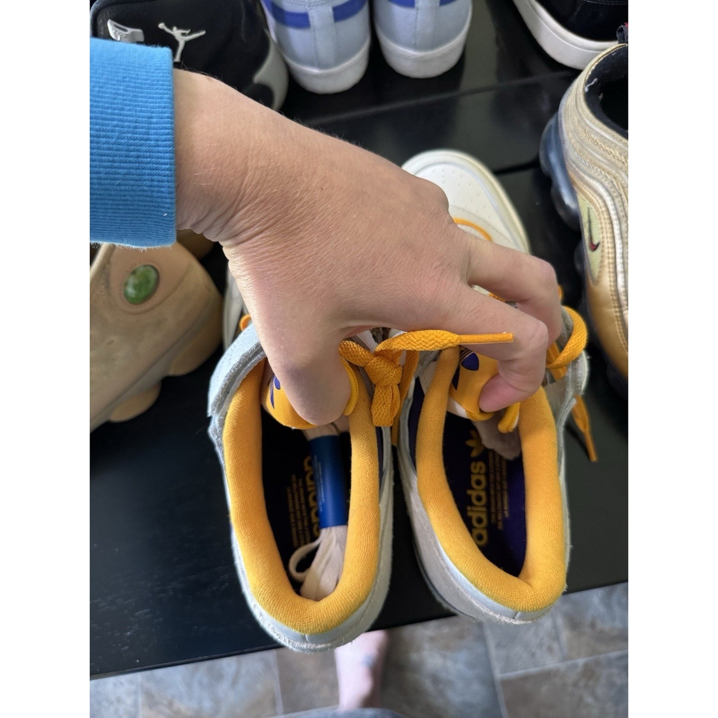 Size 10.5 - adidas Forum 84 Low Lakers Snakeskin