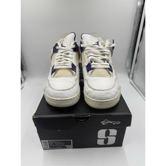 Size 13 - Jordan 4 Retro Mid Purple Metallic