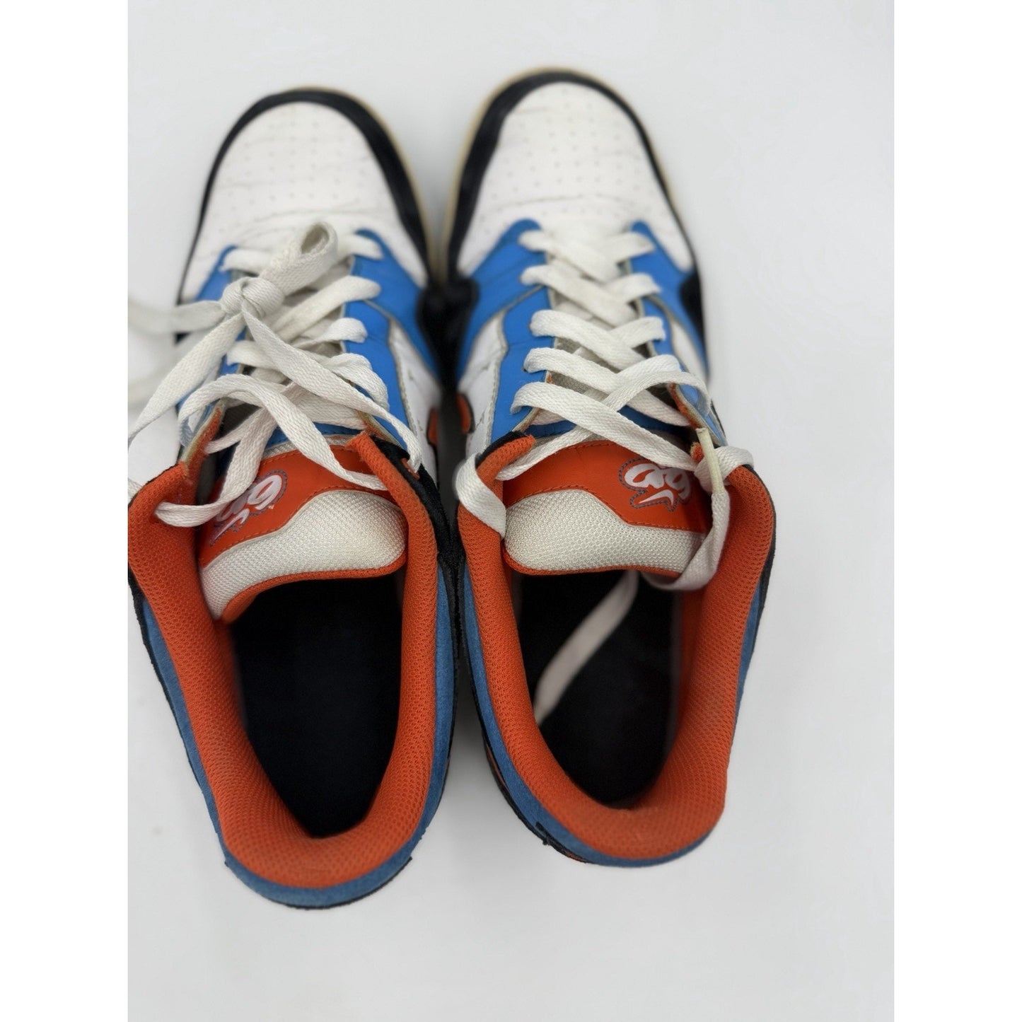 Nike Shoes Zoom Mogan 2 SB 6.0 Orange Black Blue 386390-104 Men's Size 11.5