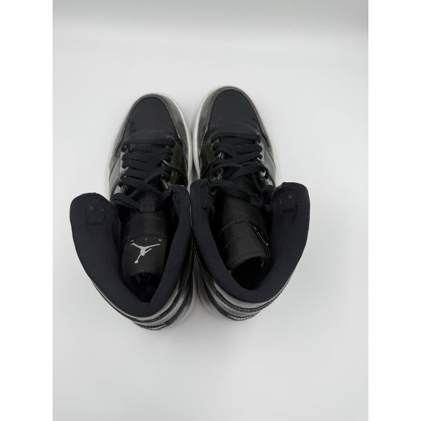 Size 10.5 - Air Jordan 1 Retro High Black Patent NBS382