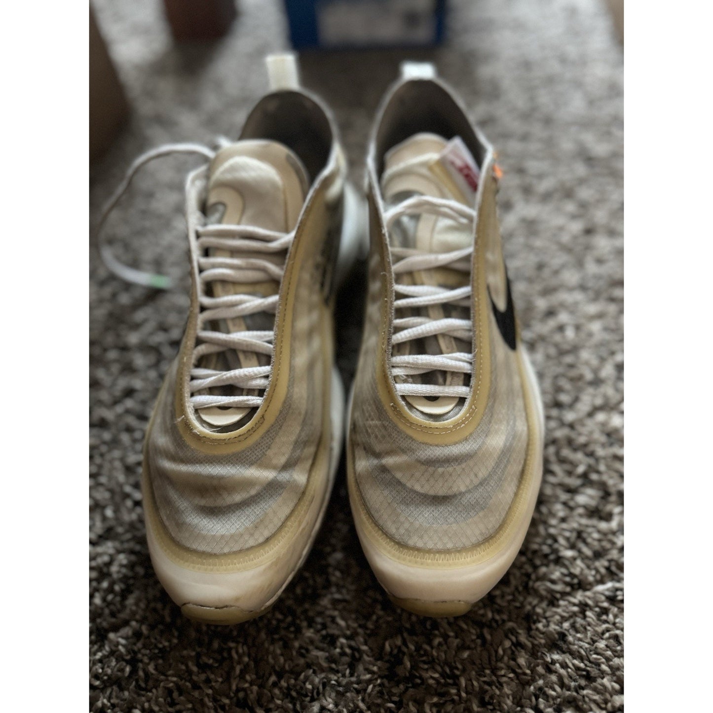 Size 7 Women - Nike Off-White x Air Max 97 OG The Ten Heavily Worn No Insoles bs351