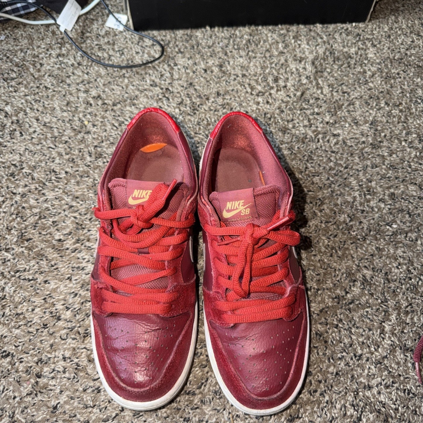 Size 9.5 - Nike Zoom Dunk Pro SB Low Track Red
