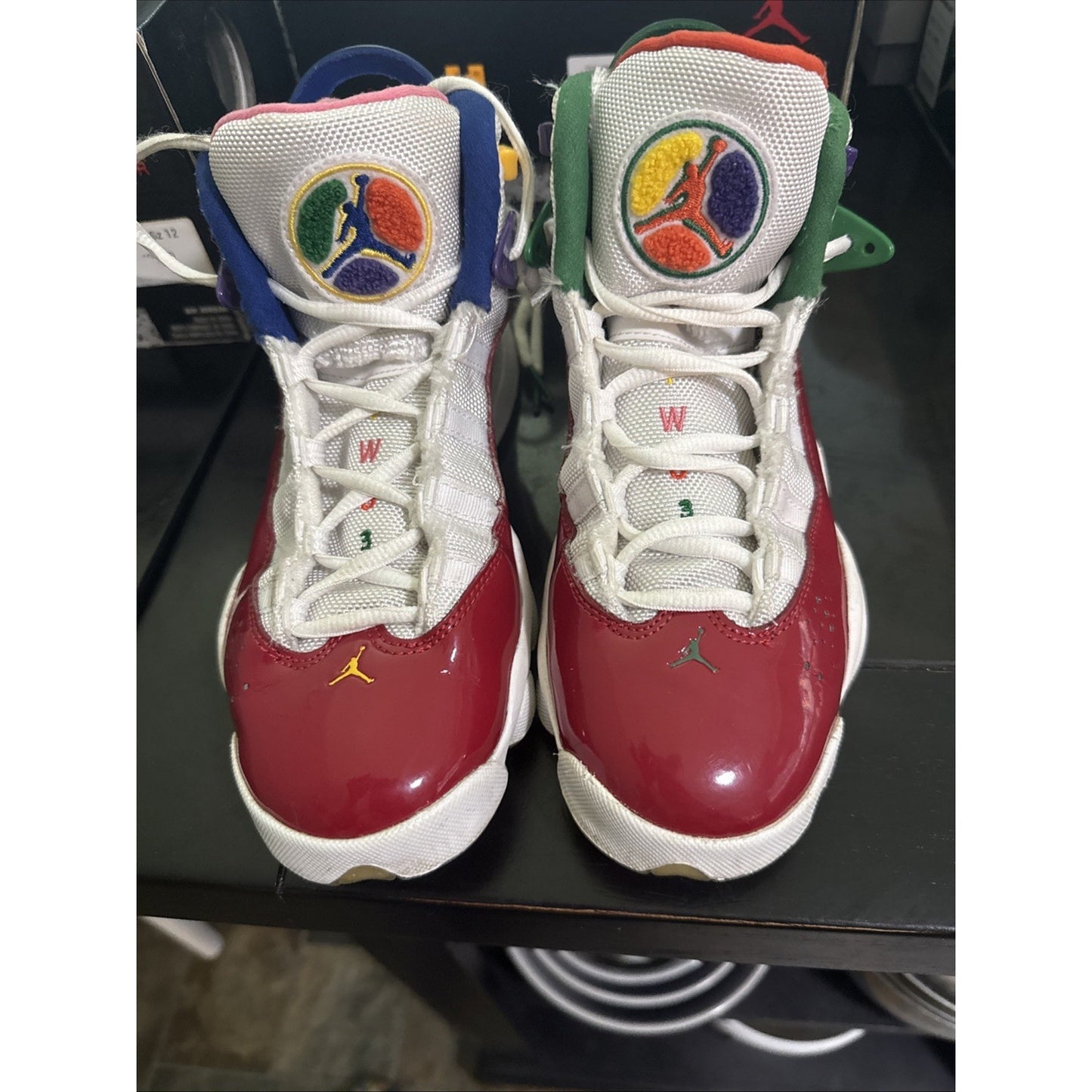 Size 6.5 (GS) - Jordan 6 Rings Mid Multicolor