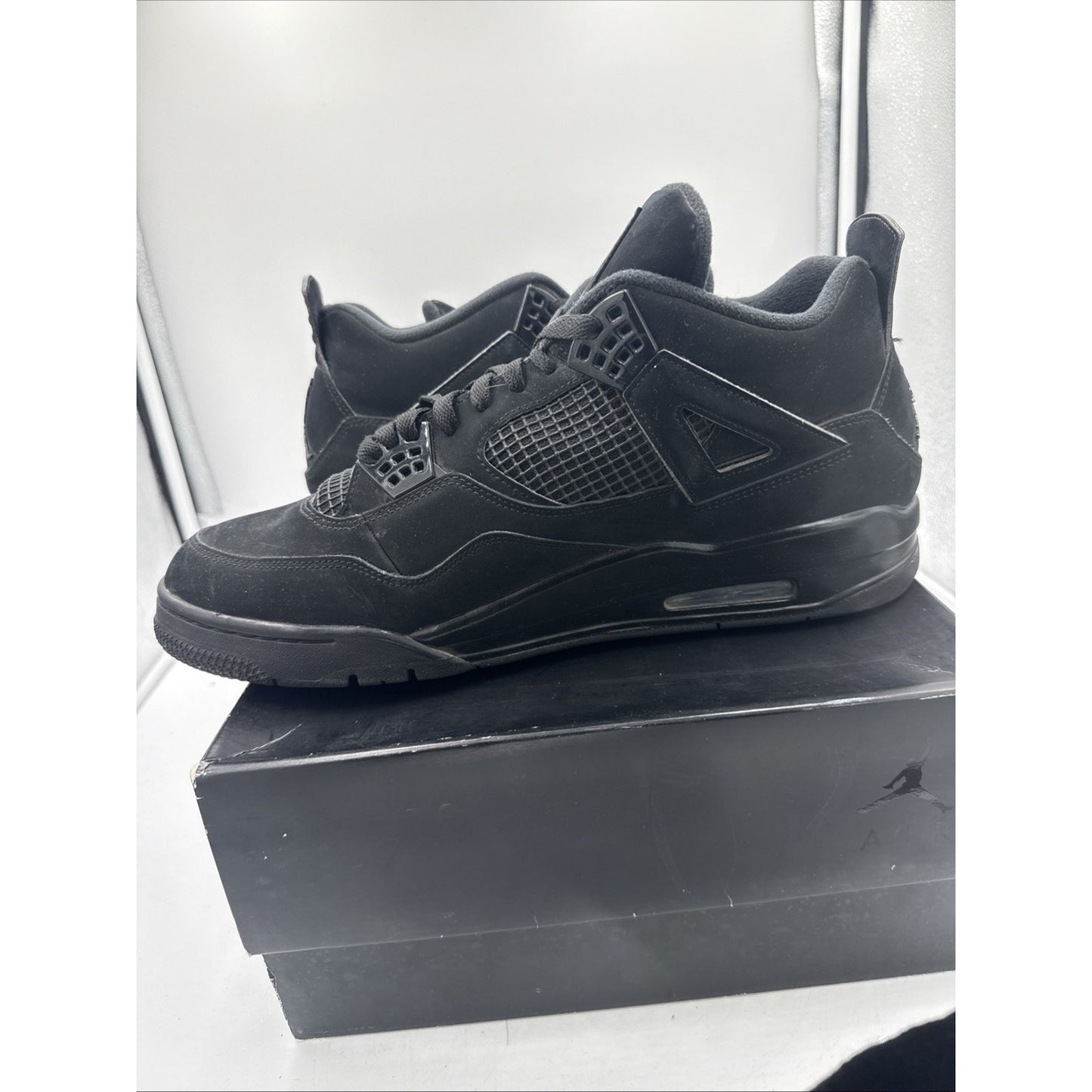 Size 15 - Jordan 4 Retro Mid Black Cat