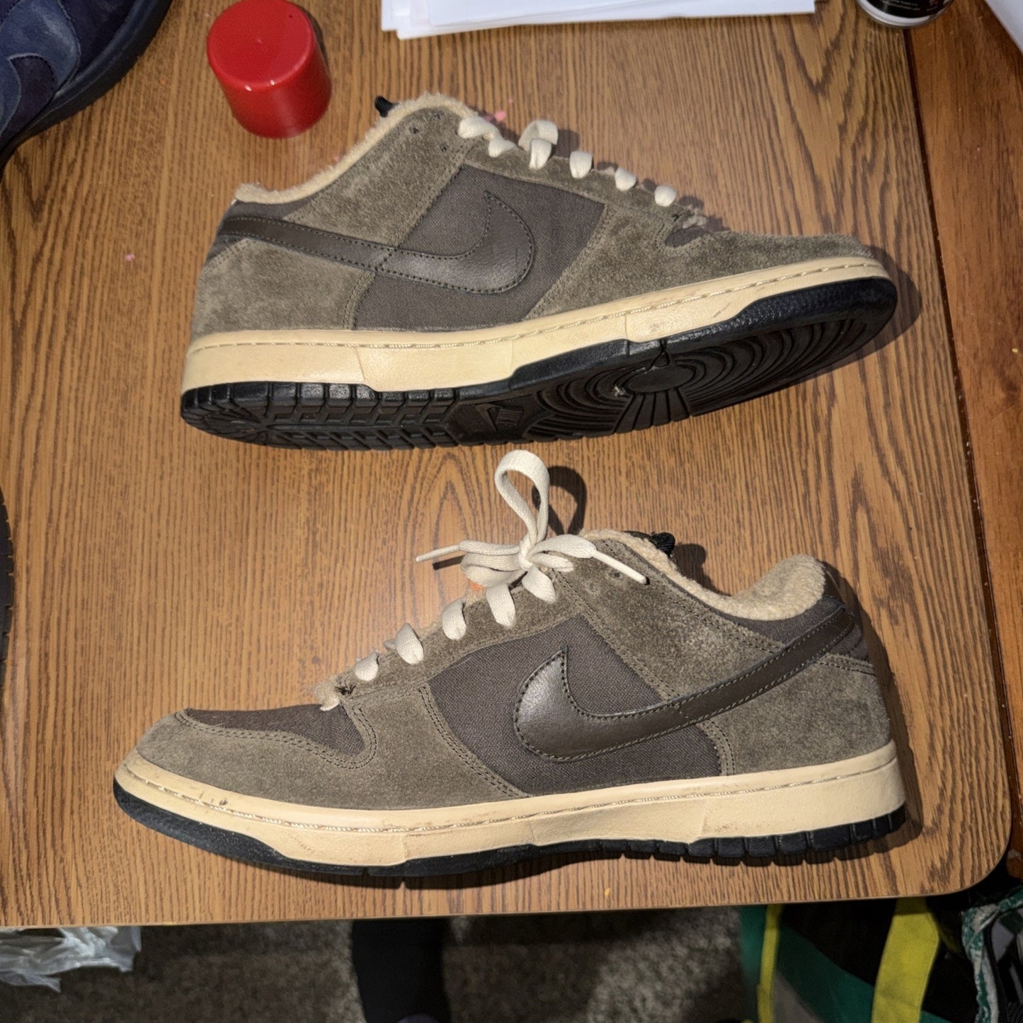 Size 10.5 - Nike Dunk Premium 6.0 Low Sable Green W Rare