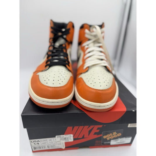 Size 14 - Jordan 1 Retro High OG shattered backboard away 2016