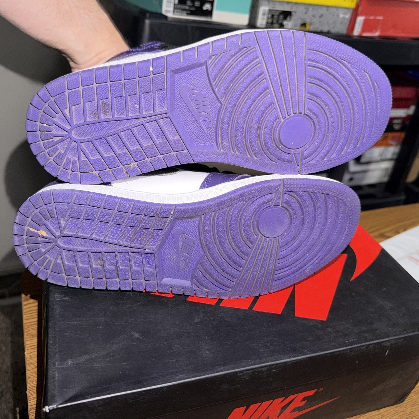 Size 7.5 - Jordan 1 Retro OG High Court Purple 2.0