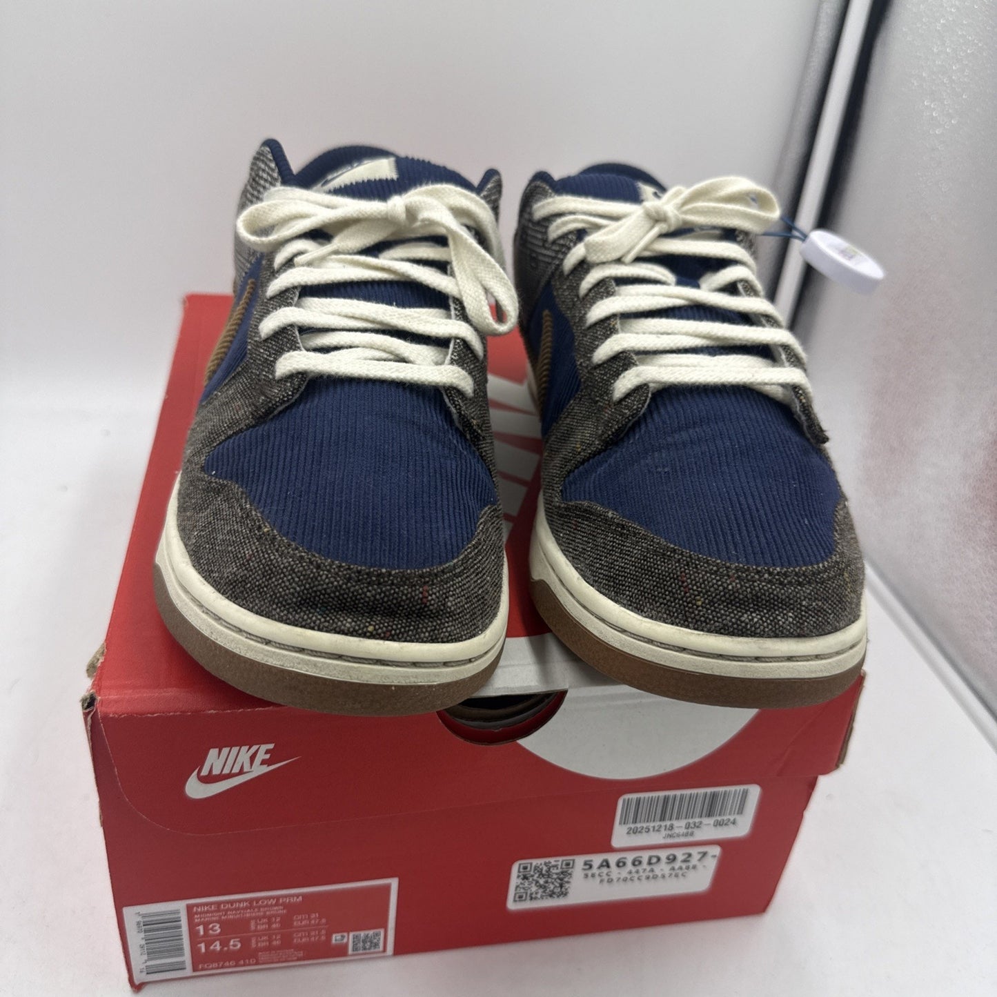 Size 13 - Nike Dunk Low Tweed Corduroy