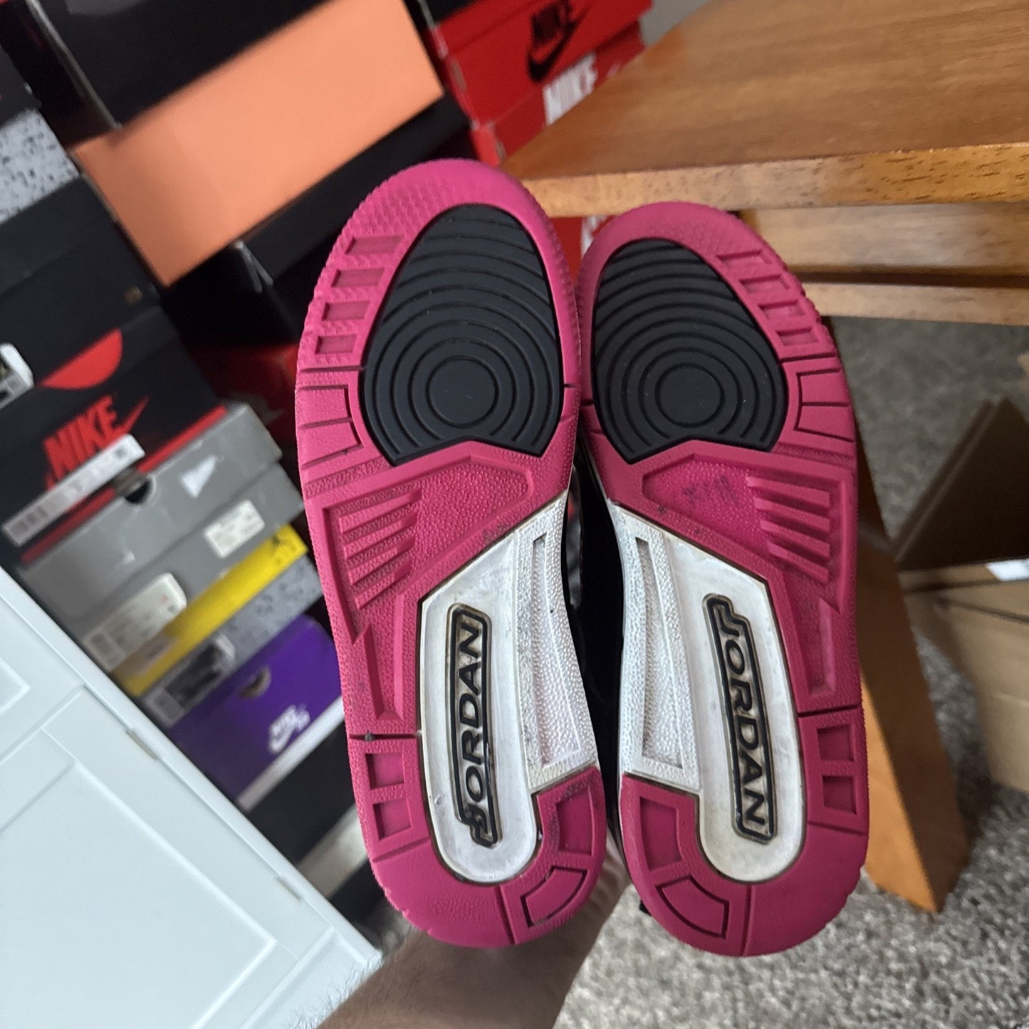 Size 6Y (GS) - Jordan Spizike Mid Deadly Pink NBS061