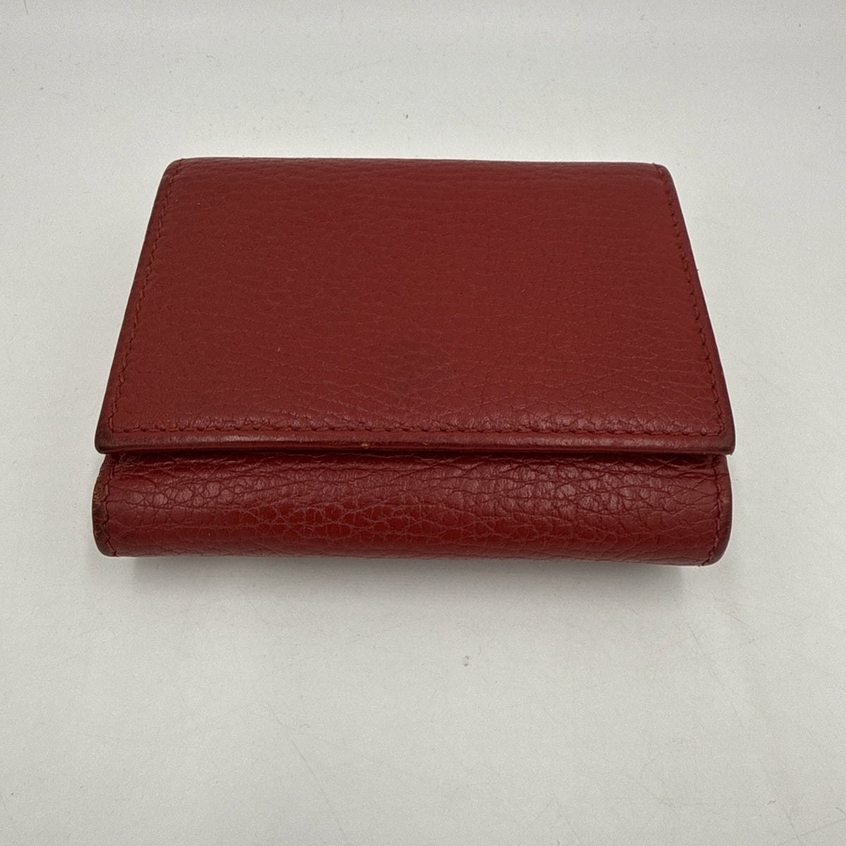 Red Gucci Card Holder Wallet