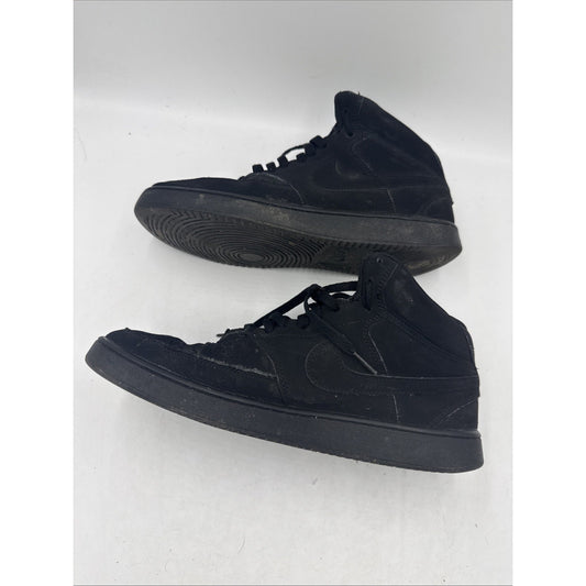 Size 9.5 - Nike Court Vision Mid Triple Black