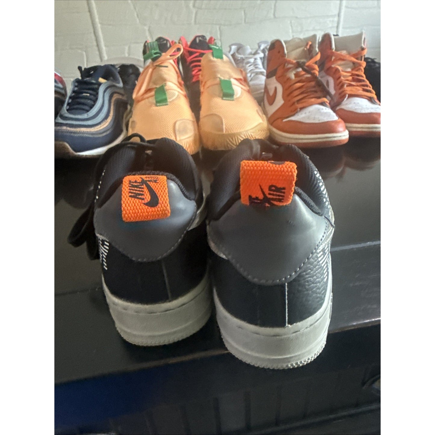 Size 6 (GS) - Nike Air Force 1 LV8 2 Low Under Construction - Black NBS238