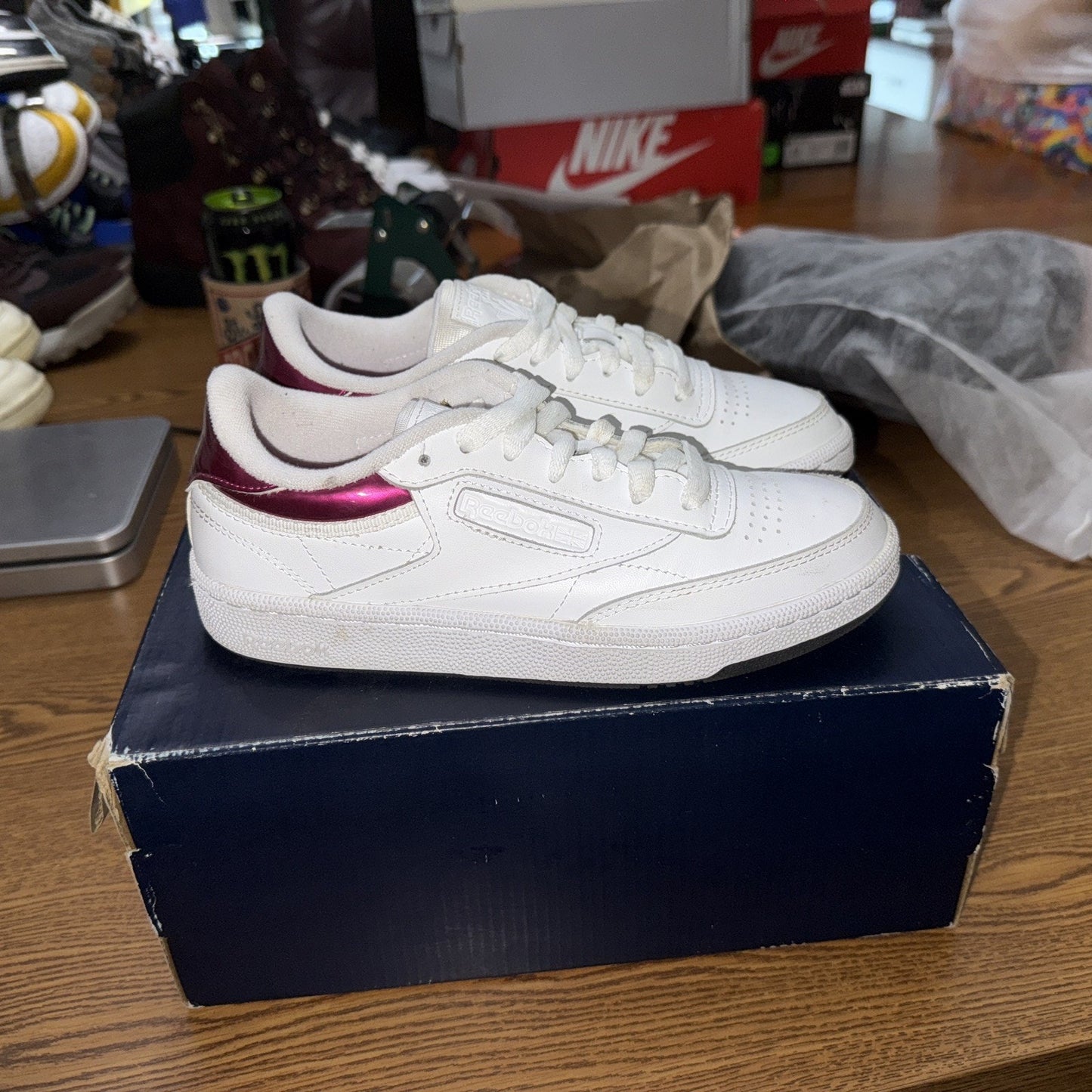 Size 5 Reebok Club C 85 FW6167